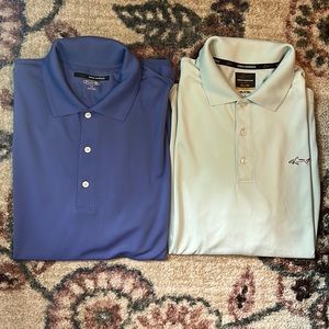 Men’s Large Greg Norman Performance Polos Bundle